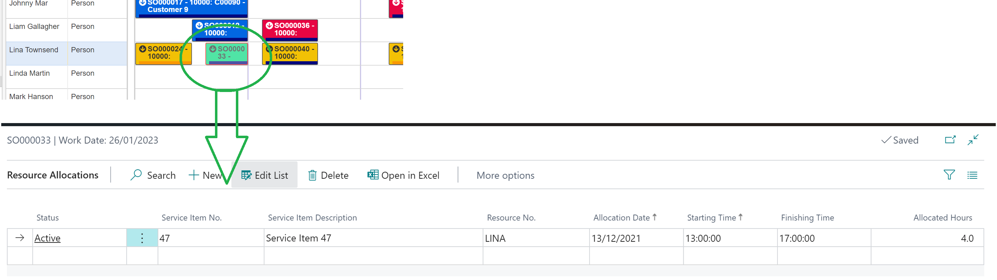 Resource allocation