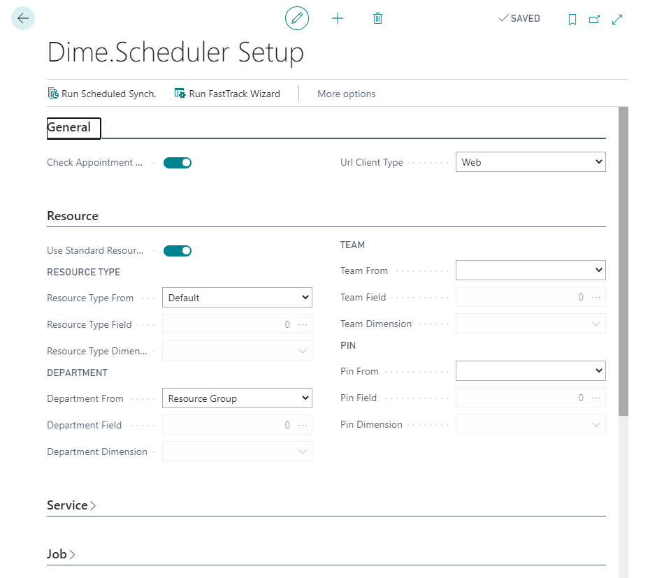 Dime.Scheduler Setup